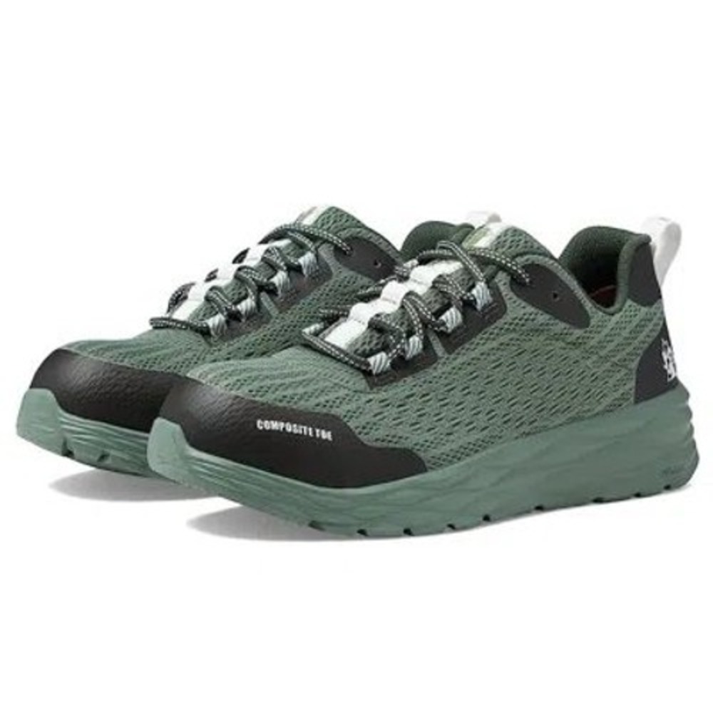 Rocky SR Athletix Womens Size 7.5M Green Nano Composite Toe Work Shoes